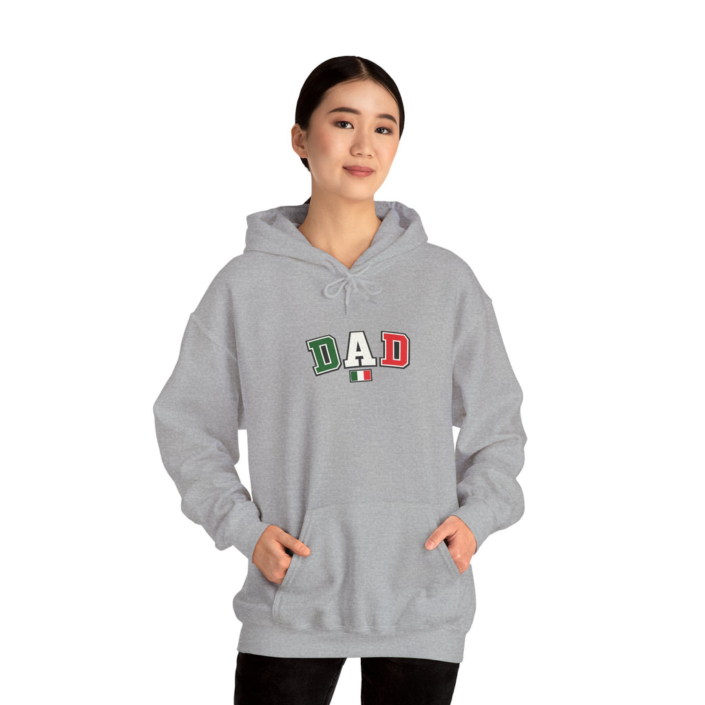 Italian Dad Hoodie — Italian Flag Script Pullover