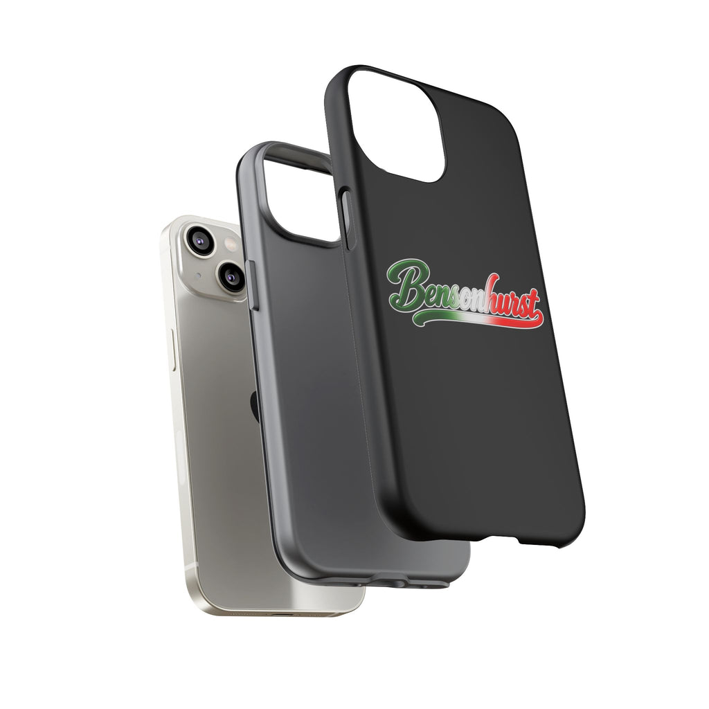 Bensonhurst Black Phone Case, Tough Cases for iPhone, Gift for Italians, Stylish Phone Cover, Unique Phone Accessory