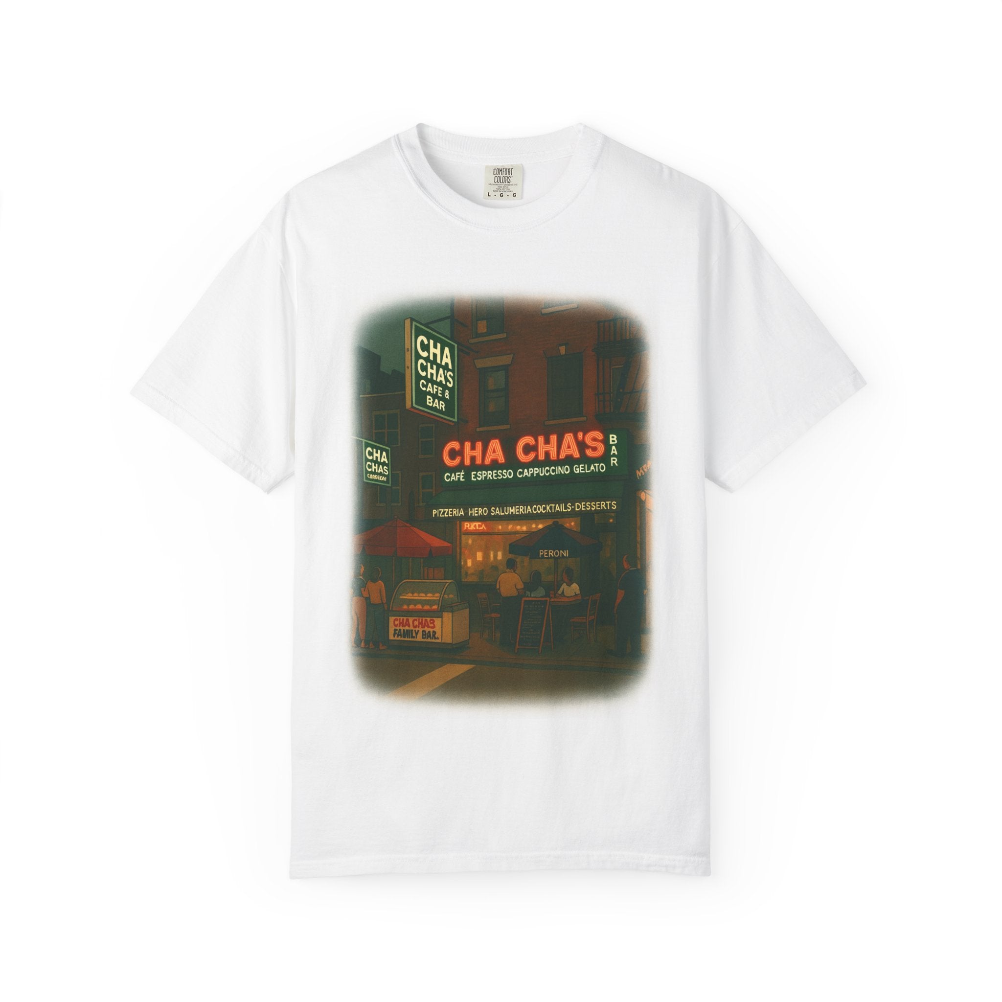 Cha Cha's Little Italy Tee | Street Style, Unisex Fashion, Comfortable Casual Wear