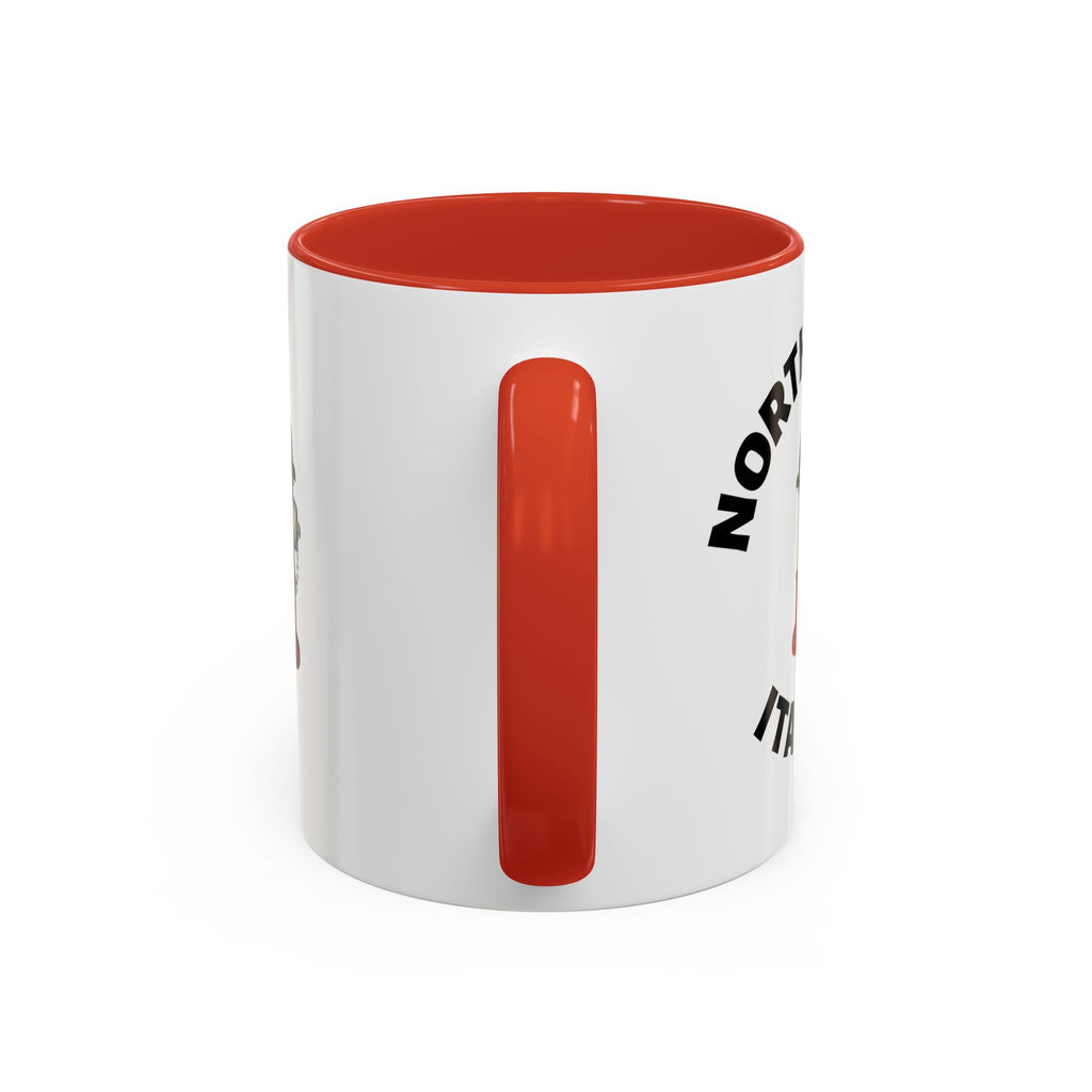 North Beach Coffee Mug with Fire Hydrant Design, Unique Gift for Italians, Fun Kitchen Decor