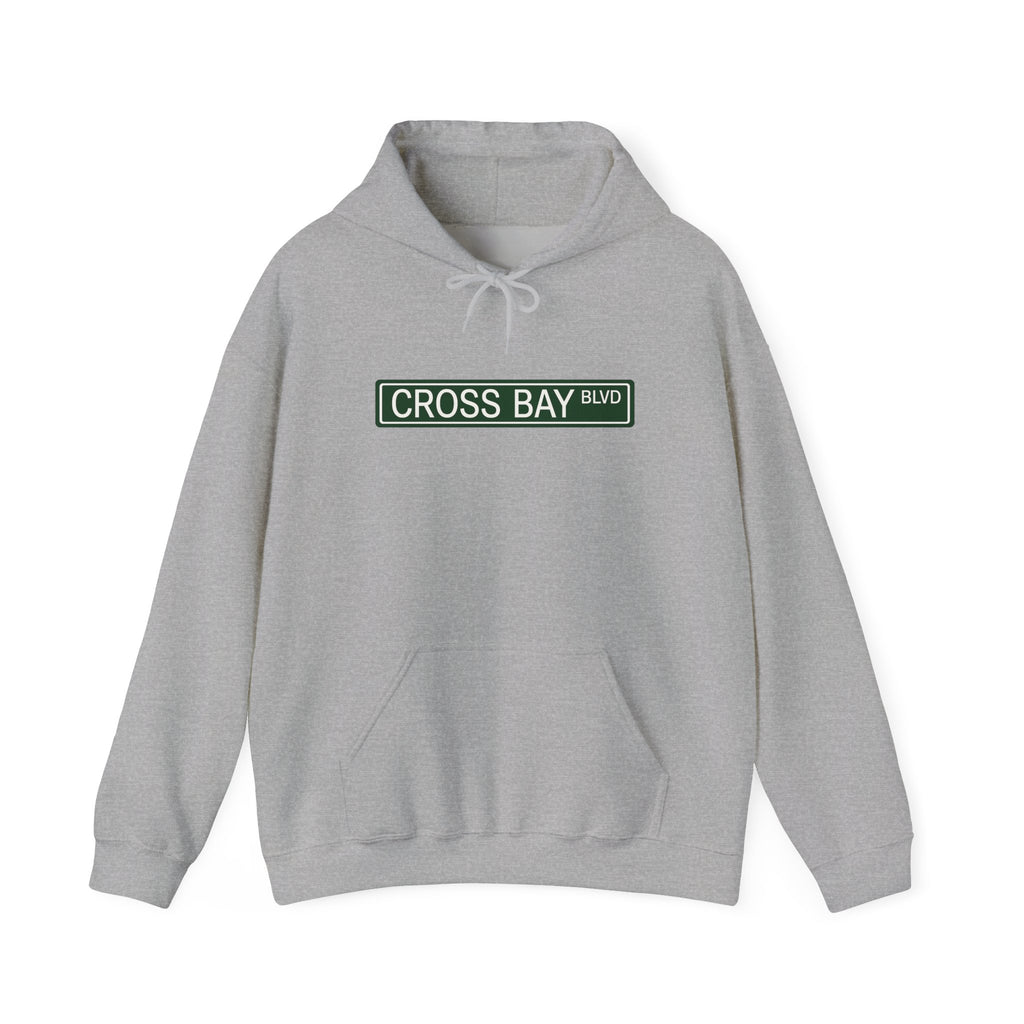 Cross Bay BLVD Hoodie — Italian Flag Script Pullover