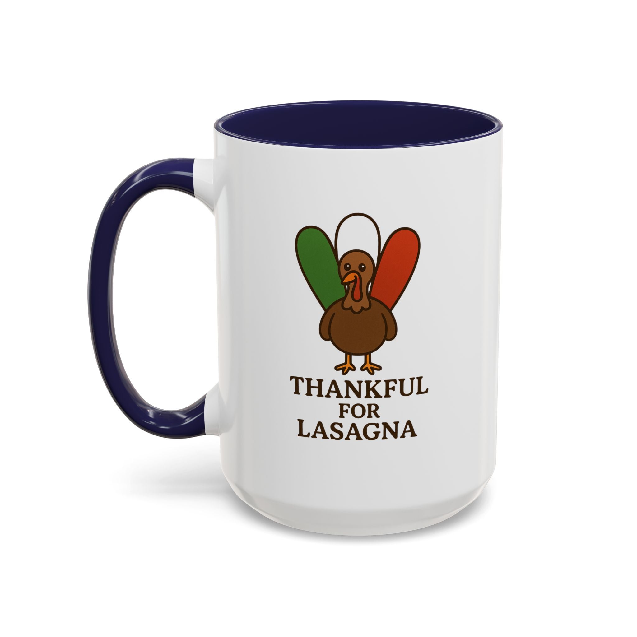 Thankful for Lasagna Coffee Mug, Unique Gift for Italians, Fun Kitchen Decor