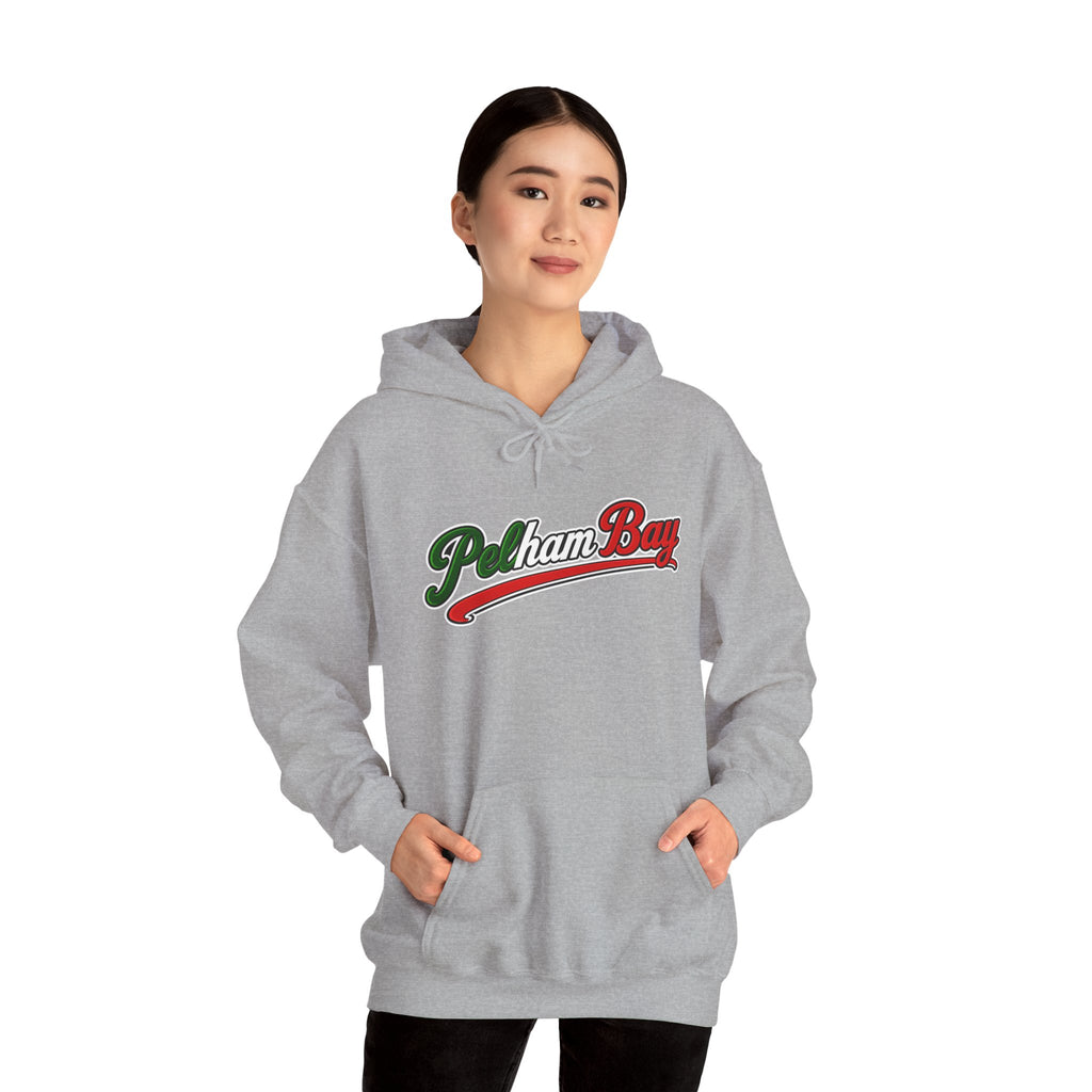 Pelham Bay Hoodie — Italian Flag Script Pullover