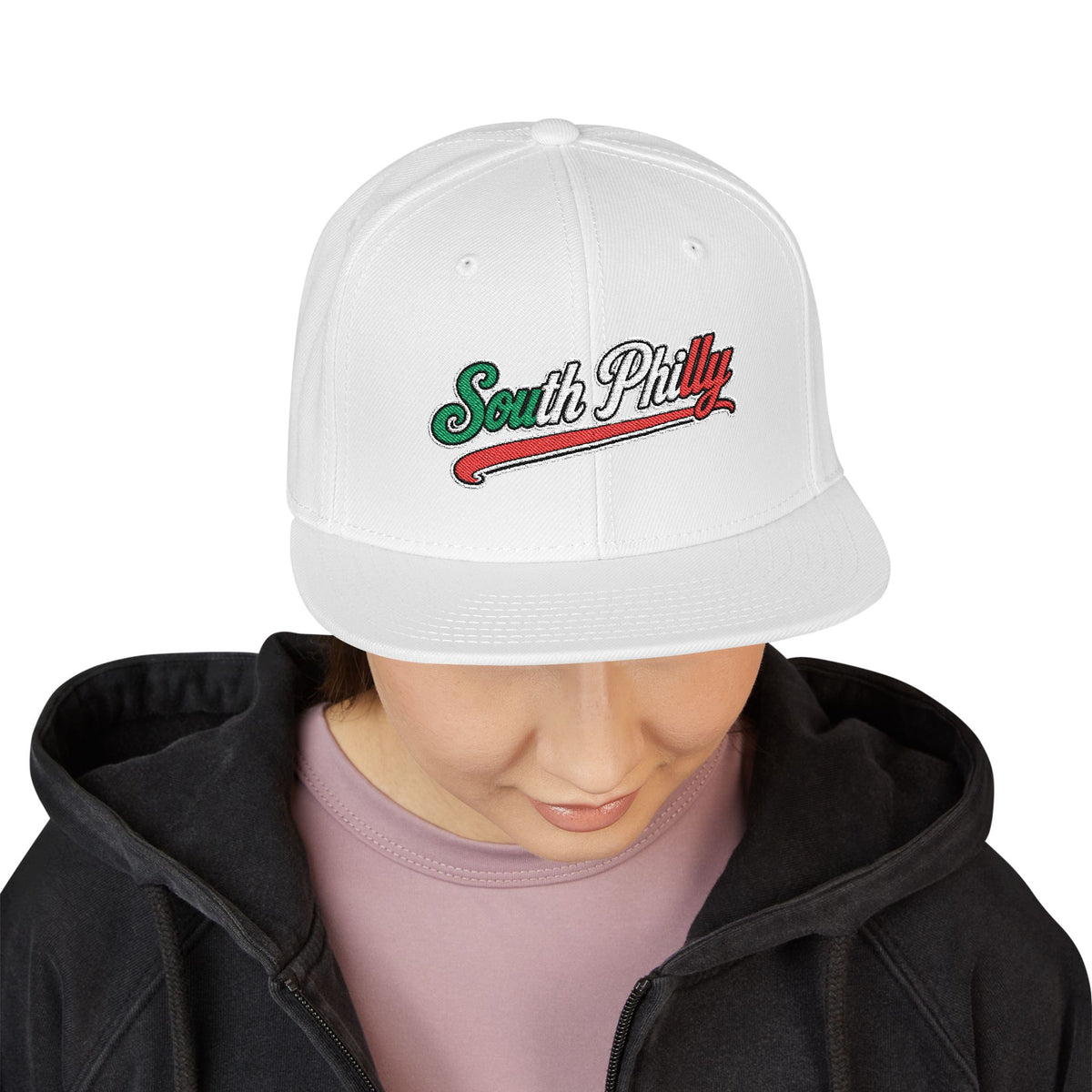 South Philly Embroidered Snapback Hat | Street Sign Patch Cap