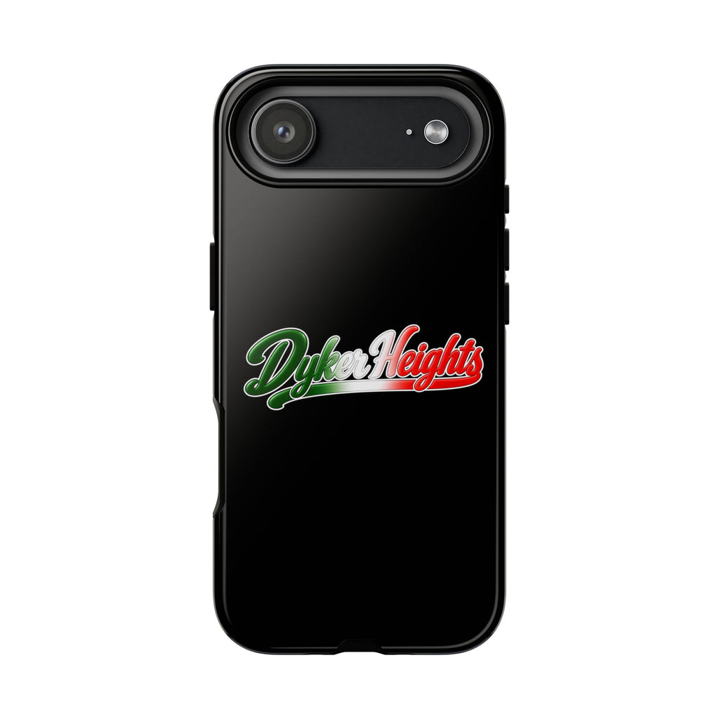 Dyker Heights Black Phone Case, Tough Cases for iPhone, Gift for Italians, Stylish Phone Cover, Unique Phone Accessory