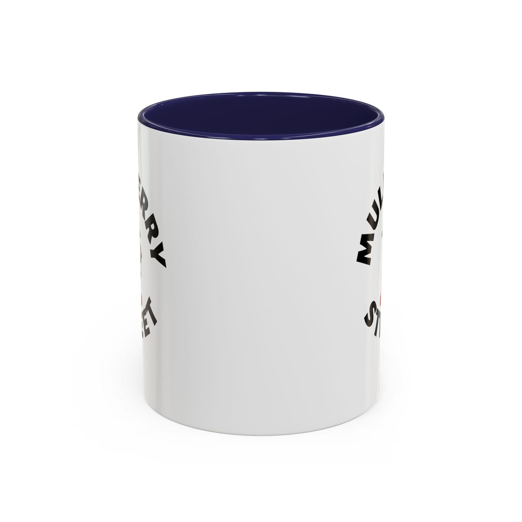 Mulberry Street Coffee Mug with Fire Hydrant Design, Unique Gift for Italians, Fun Kitchen Decor