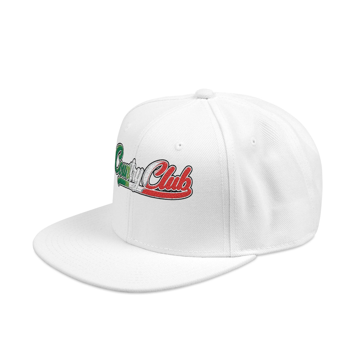Country Club Italian Embroidered Snapback Hat | Street Sign Patch Cap