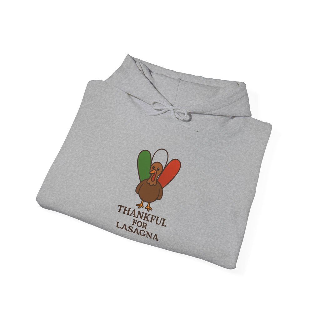 Thanks for Lasagna Hoodie — Italian Flag Script Pullover