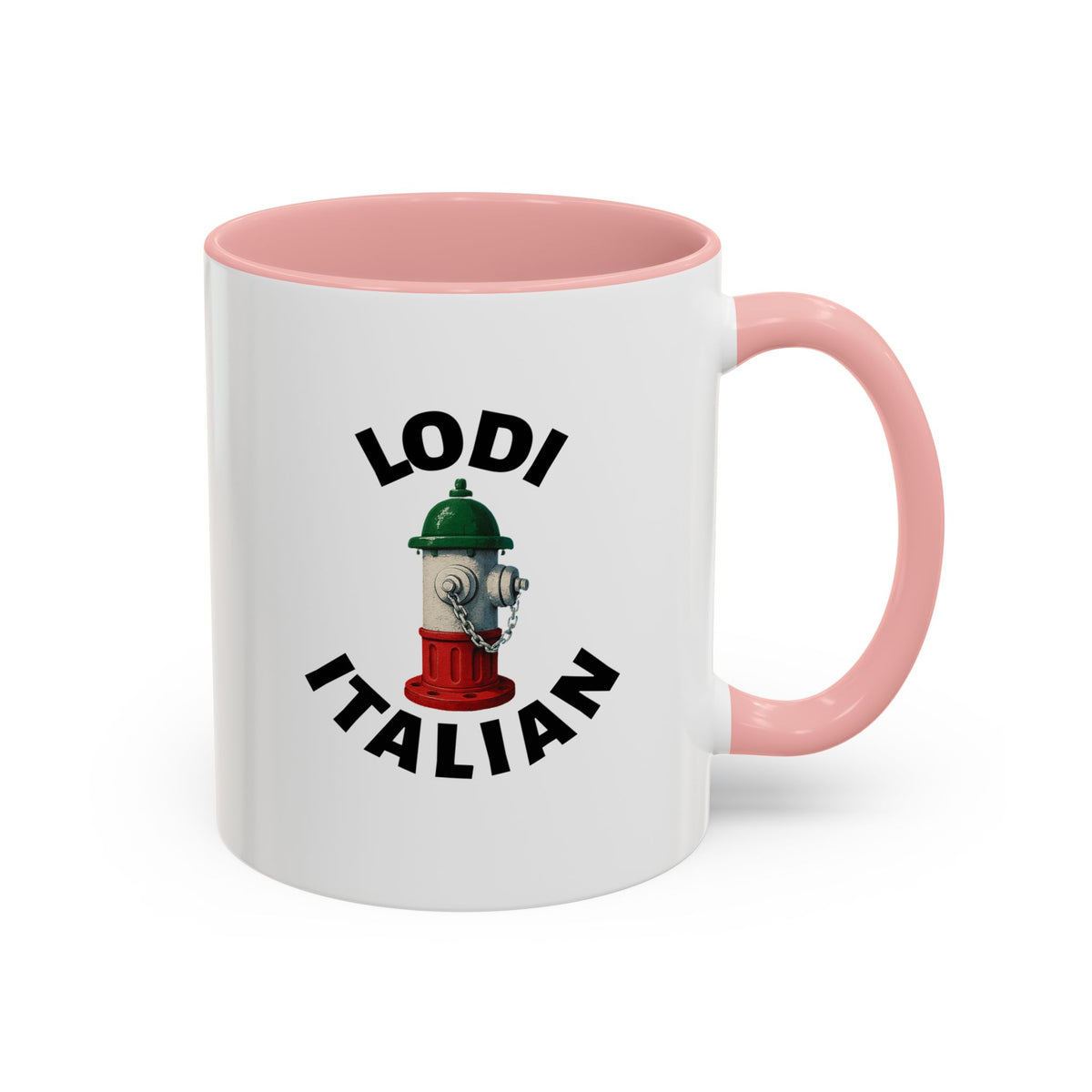 Lodi Coffee Mug with Fire Hydrant Design, Unique Gift for Italians, Fun Kitchen Decor