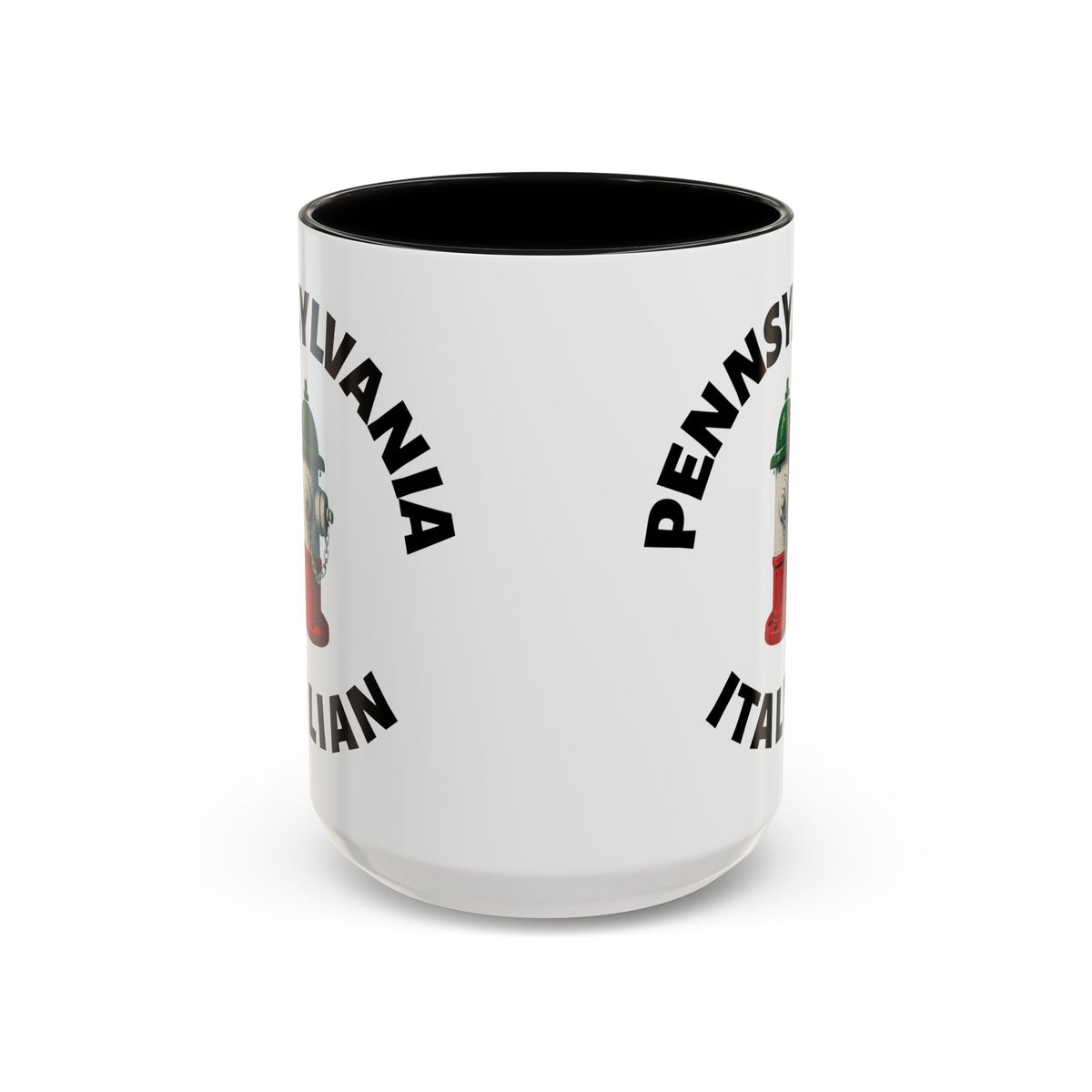 Pennsylvania Coffee Mug with Fire Hydrant Design, Unique Gift for Italians, Fun Kitchen Decor