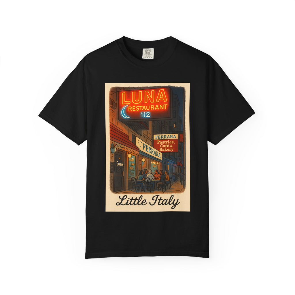 Luna Restaurant Little Italy Tee | Street Style, Unisex Fashion, Comfortable Casual Wear