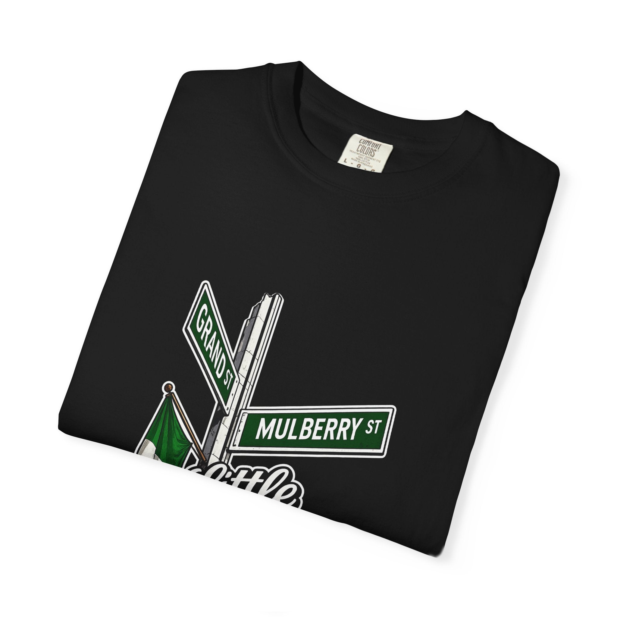 Little Italy with Italian Flag Tee | Street Style, Unisex Fashion, Comfortable Casual Wear