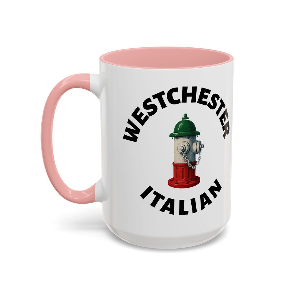 Westchester Coffee Mug with Fire Hydrant Design, Unique Gift for Italians, Fun Kitchen Decor