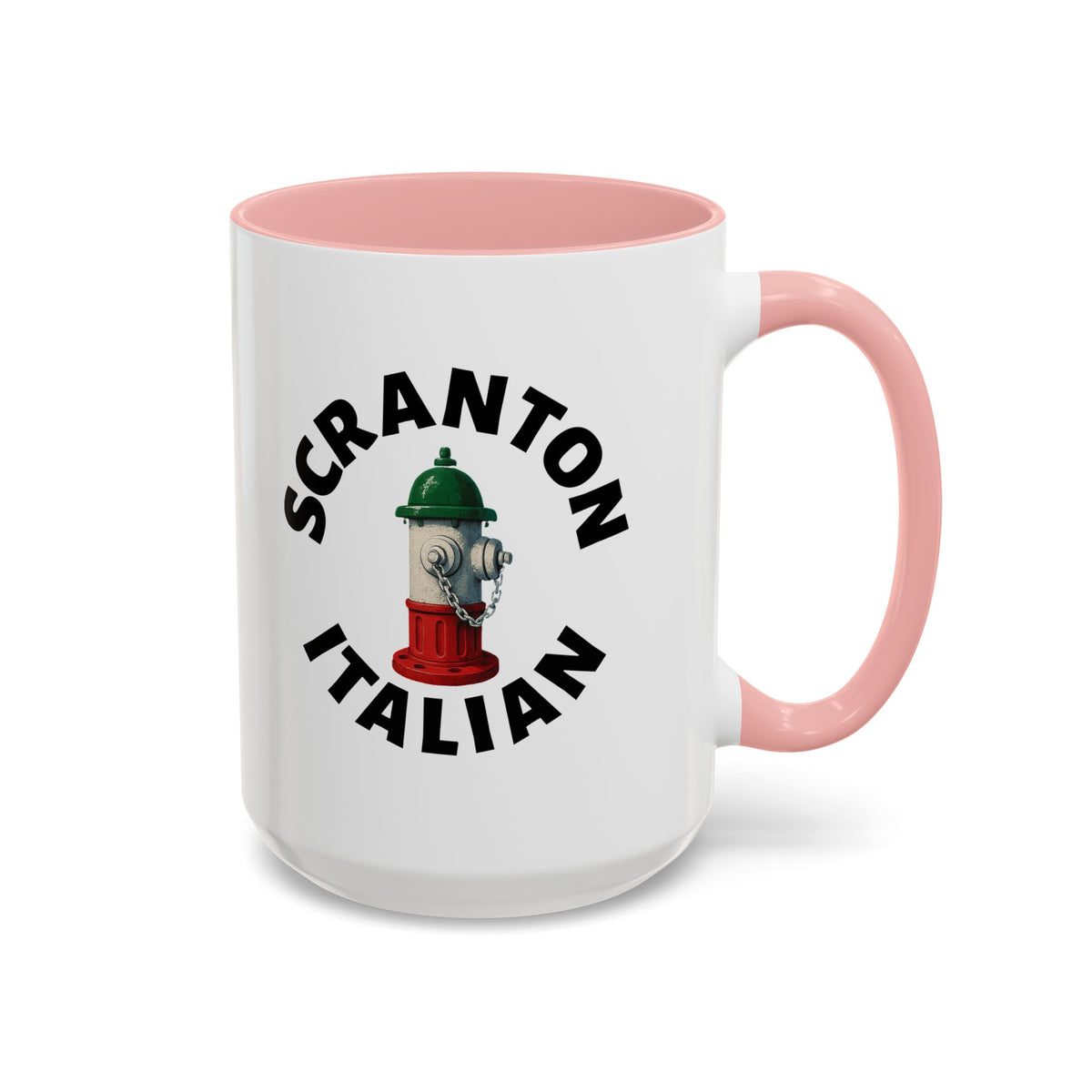 Scranton Coffee Mug with Fire Hydrant Design, Unique Gift for Italians, Fun Kitchen Decor