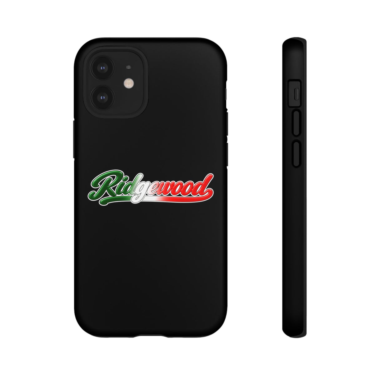 Ridgewood Black Phone Case, Tough Cases for iPhone, Gift for Italians, Stylish Phone Cover, Unique Phone Accessory