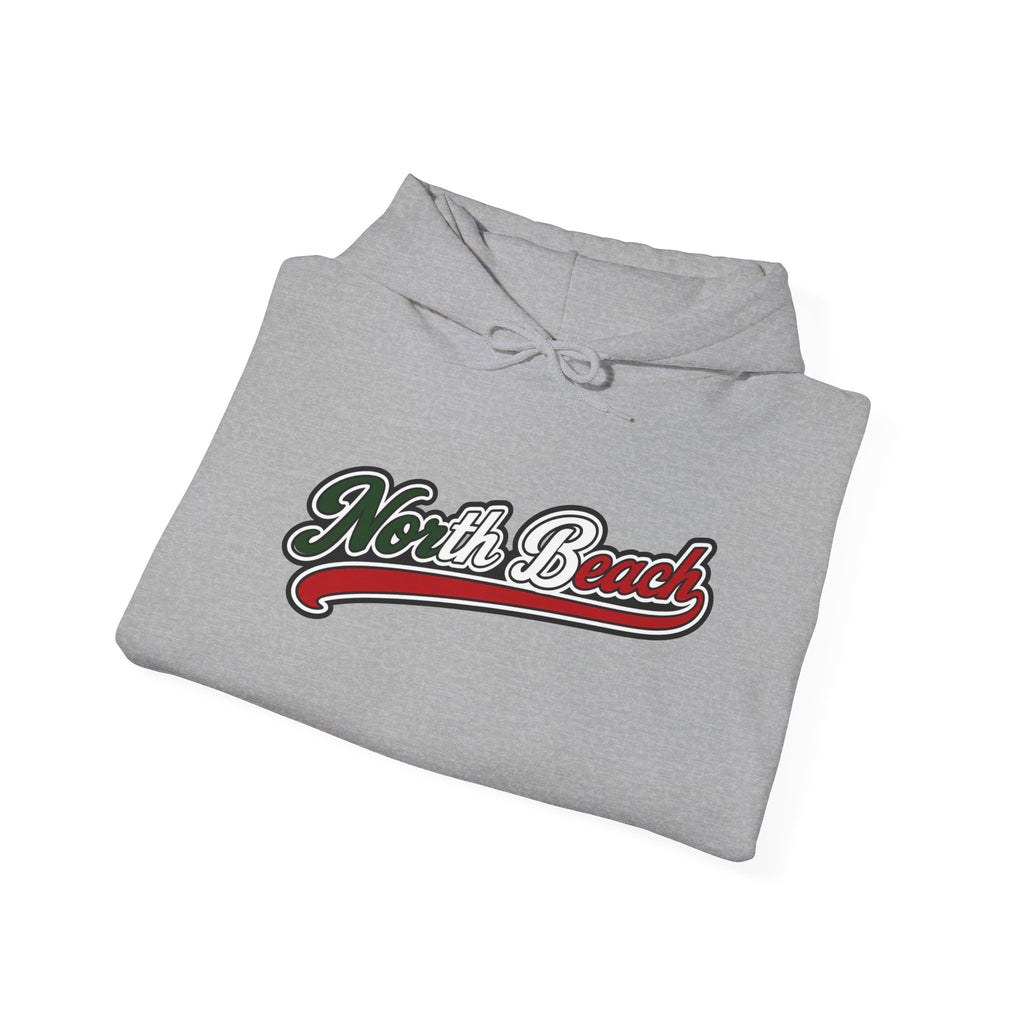 North Beach Hoodie — Italian Flag Script Pullover