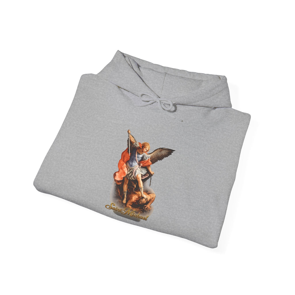 Saint Michael Hoodie — Italian Flag Script Pullover