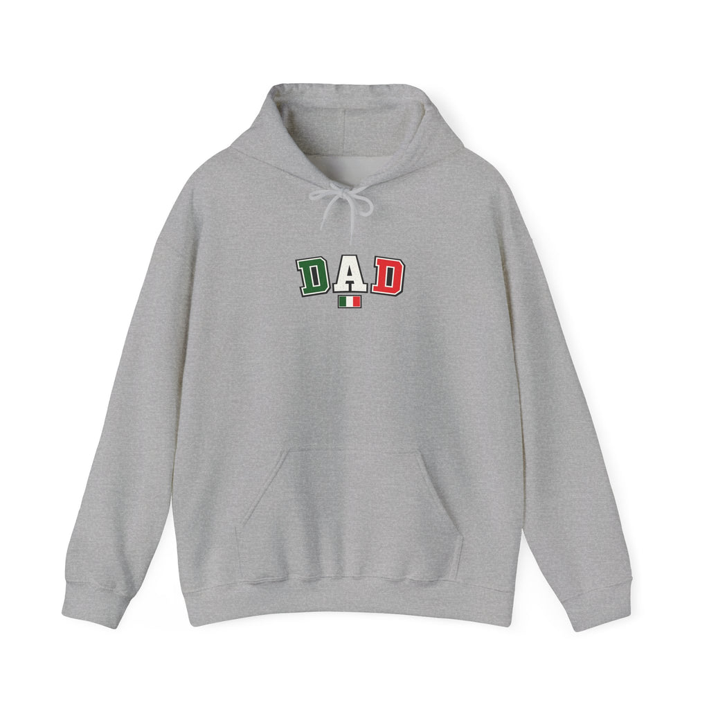 Italian Dad Hoodie — Italian Flag Script Pullover