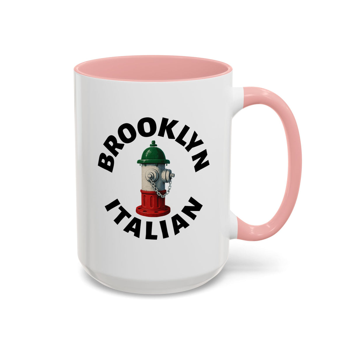 Brooklyn Coffee Mug with Fire Hydrant Design, Unique Gift for Italians, Fun Kitchen Decor