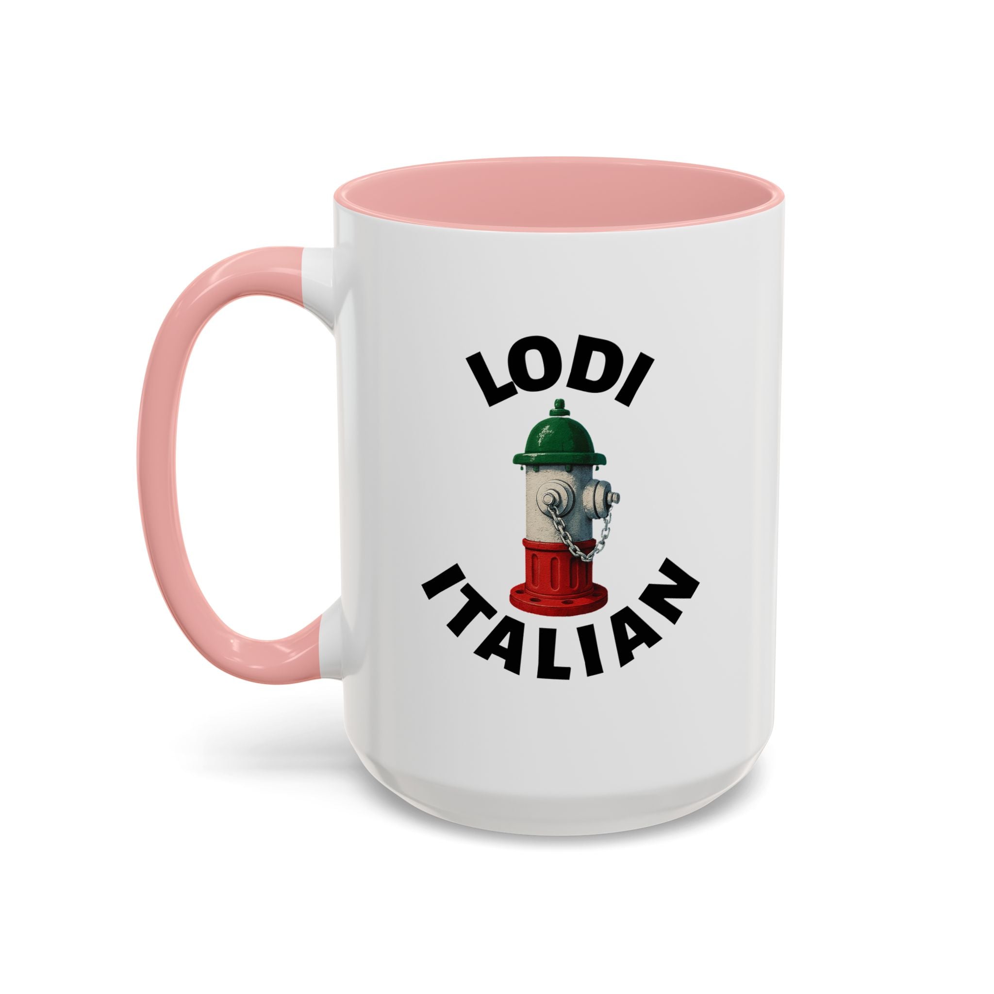 Lodi Coffee Mug with Fire Hydrant Design, Unique Gift for Italians, Fun Kitchen Decor