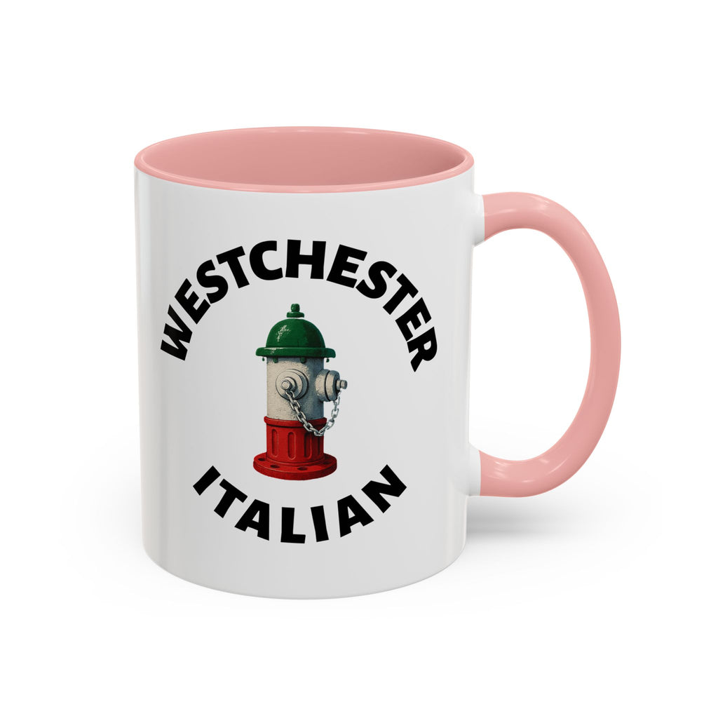 Westchester Coffee Mug with Fire Hydrant Design, Unique Gift for Italians, Fun Kitchen Decor