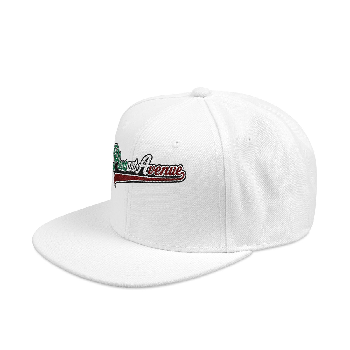 Pleasant Avenue Italian Embroidered Snapback Hat | Street Sign Patch Cap