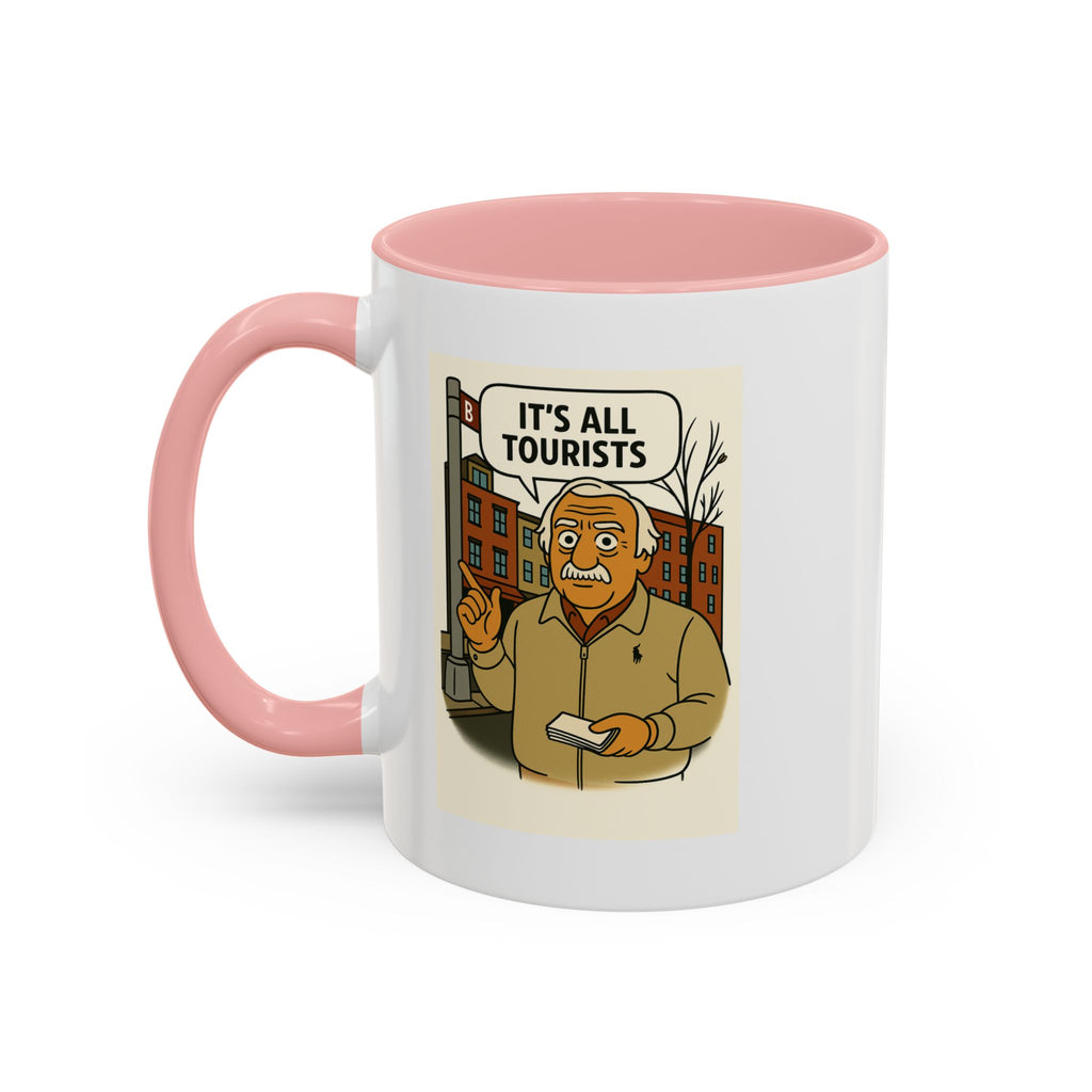 It's all Tourists Coffee Mug, Unique Gift for Italians, Fun Kitchen Decor