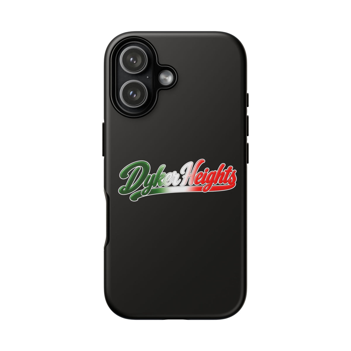 Dyker Heights Black Phone Case, Tough Cases for iPhone, Gift for Italians, Stylish Phone Cover, Unique Phone Accessory