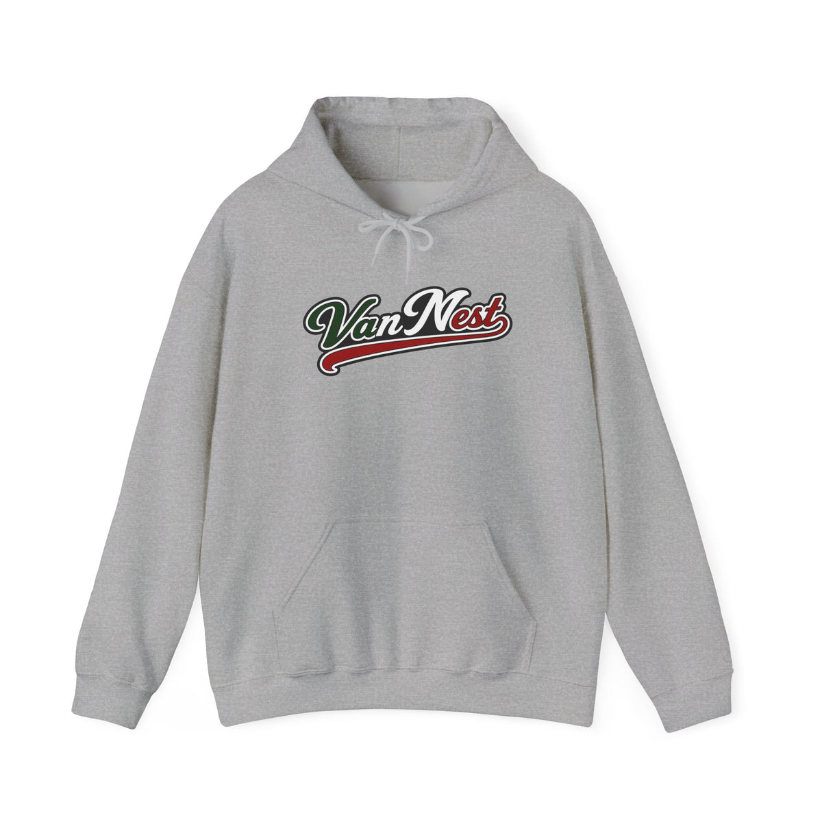 Van Nest Hoodie — Italian Flag Script Pullover