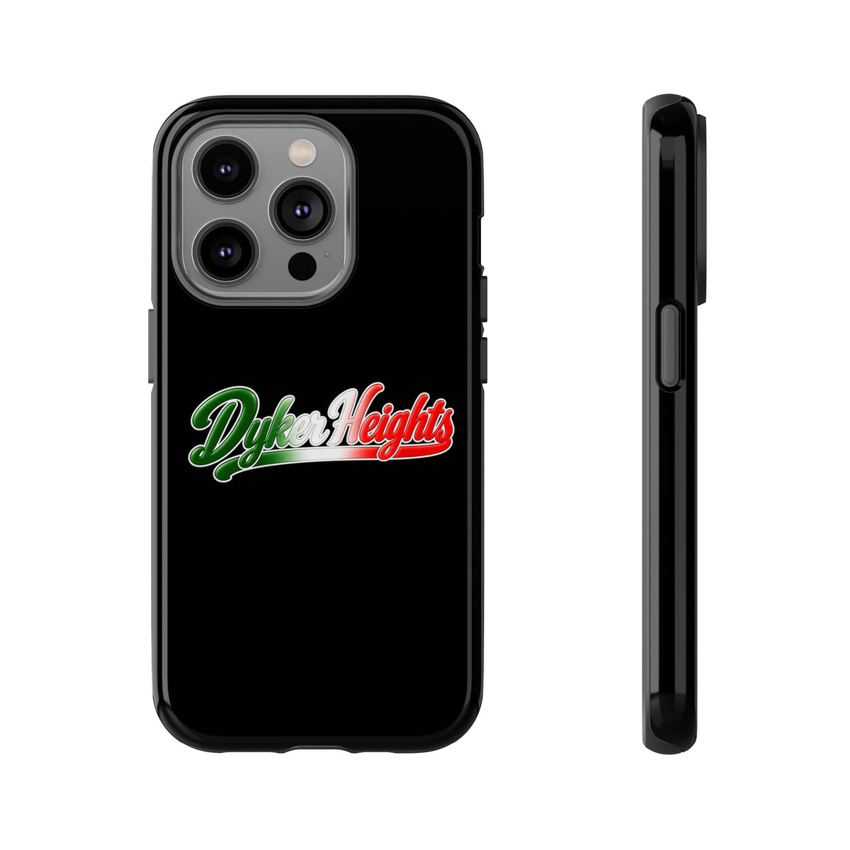 Dyker Heights Black Phone Case, Tough Cases for iPhone, Gift for Italians, Stylish Phone Cover, Unique Phone Accessory