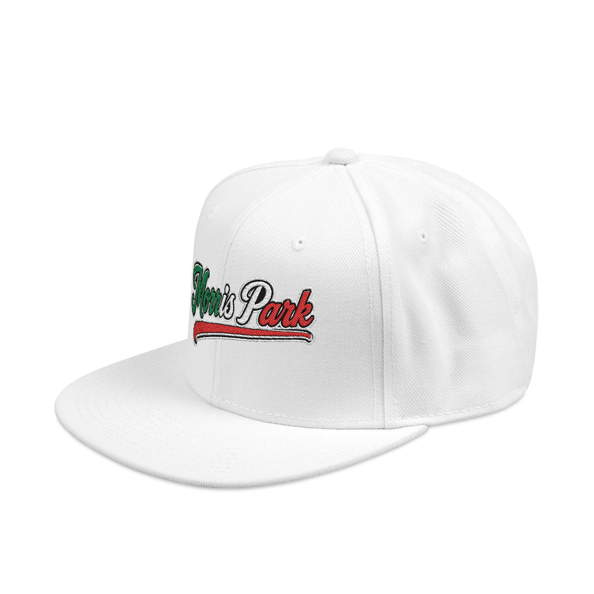 Morris Park Embroidered Snapback Hat | Street Sign Patch Cap