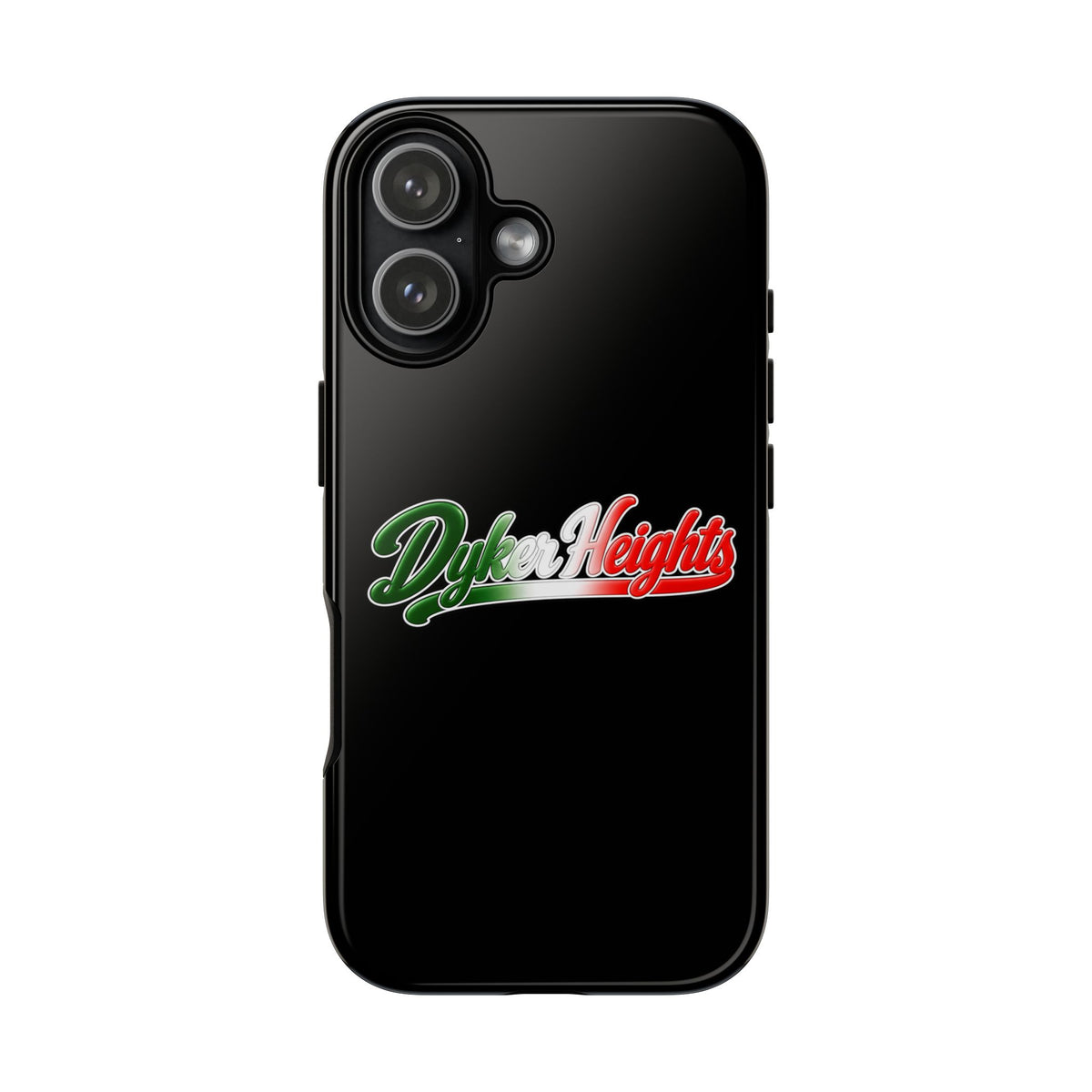 Dyker Heights Black Phone Case, Tough Cases for iPhone, Gift for Italians, Stylish Phone Cover, Unique Phone Accessory