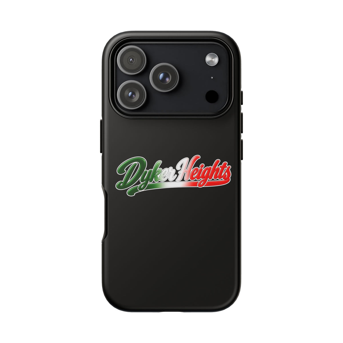 Dyker Heights Black Phone Case, Tough Cases for iPhone, Gift for Italians, Stylish Phone Cover, Unique Phone Accessory