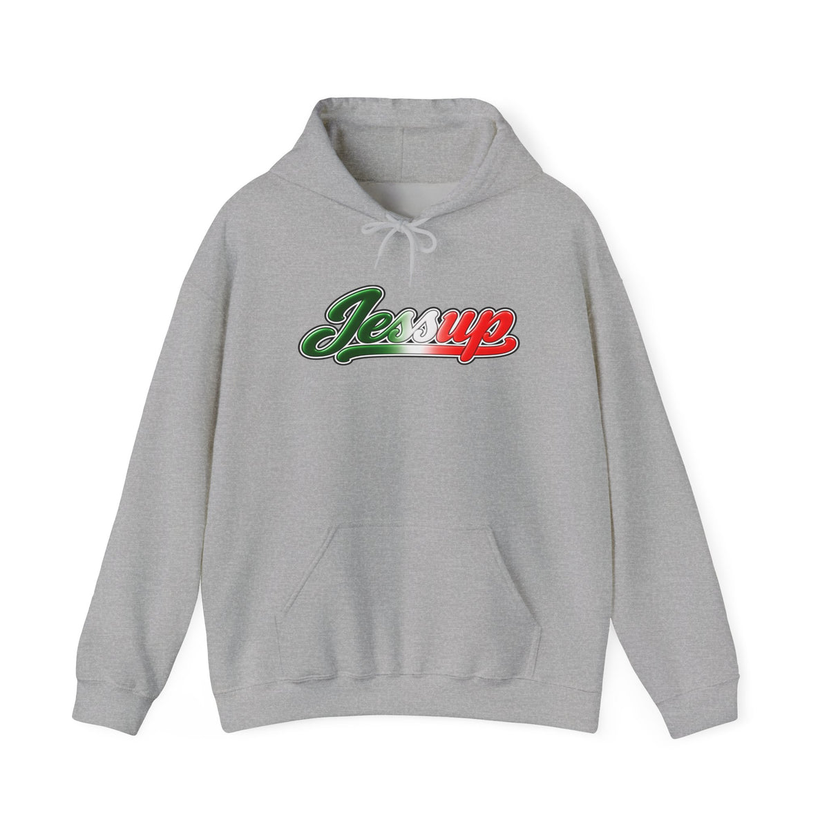 Jessup Hoodie — Italian Flag Script Pullover