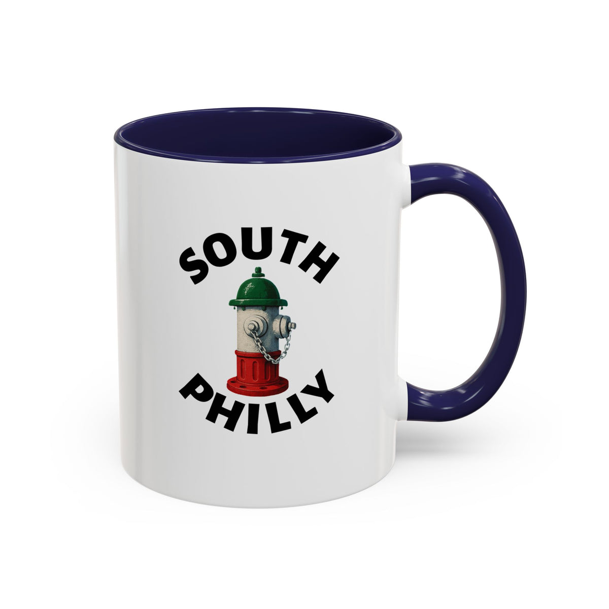 South Philly Coffee Mug with Fire Hydrant Design, Unique Gift for Italians, Fun Kitchen Decor