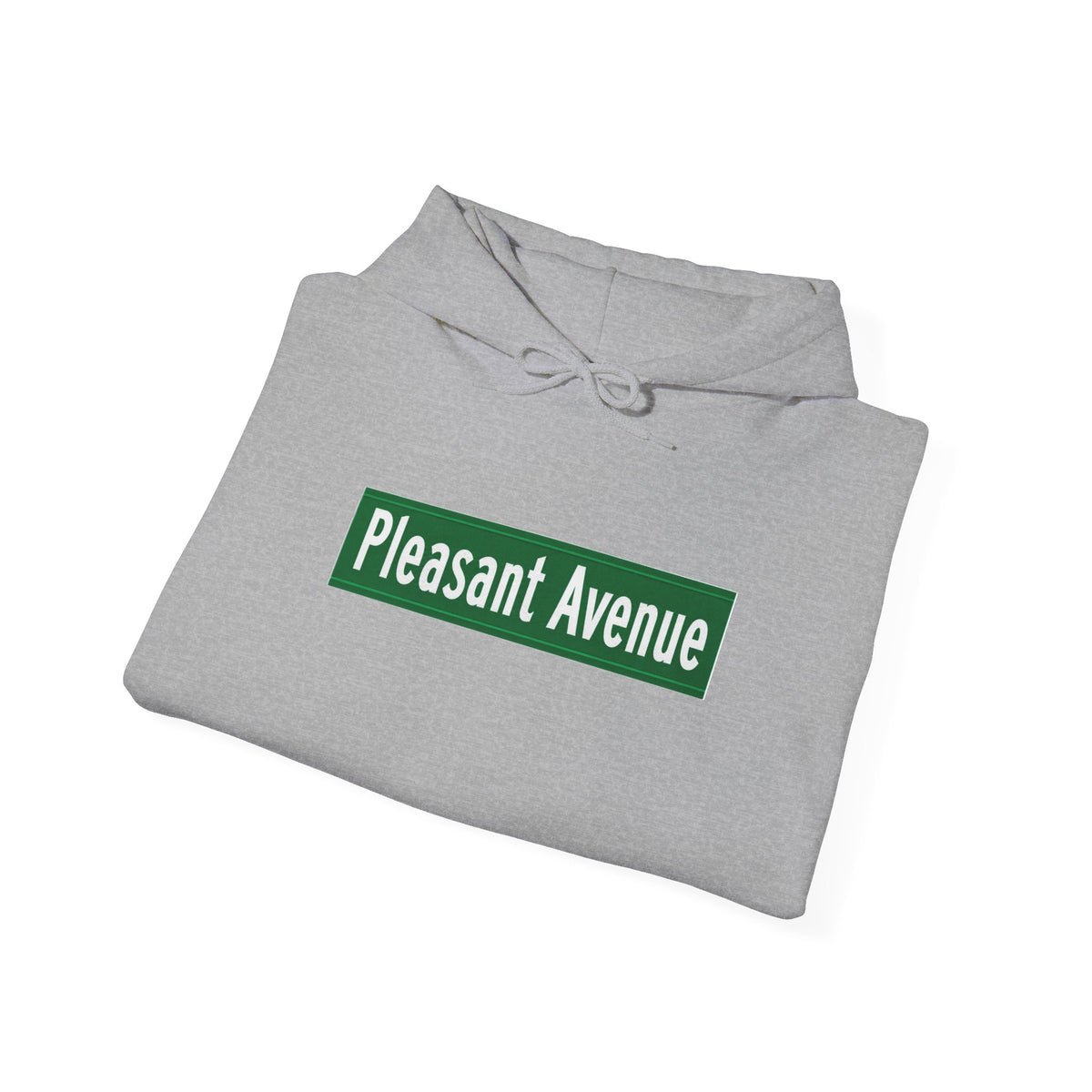 Pleasant Avenue Hoodie — Italian Flag Script Pullover