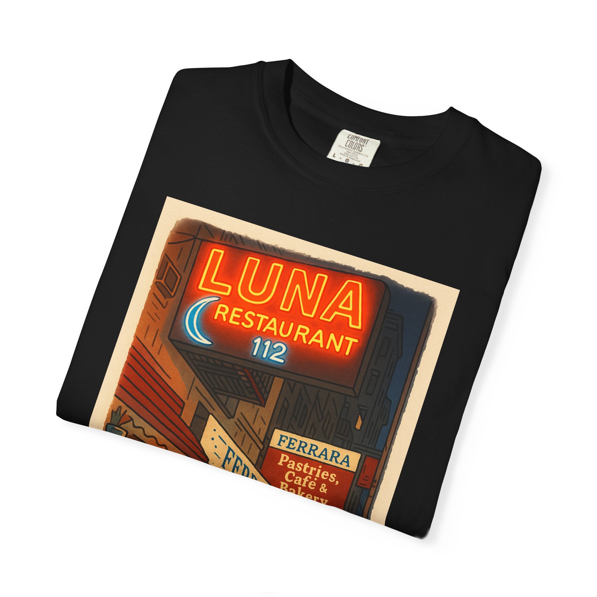 Luna Restaurant Little Italy Tee | Street Style, Unisex Fashion, Comfortable Casual Wear