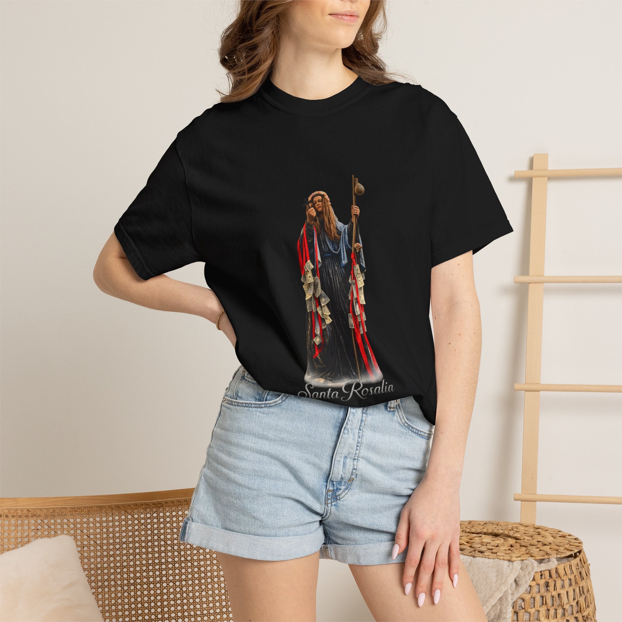 Santa Rosalia Tee | Street Style, Unisex Fashion, Comfortable Casual Wear