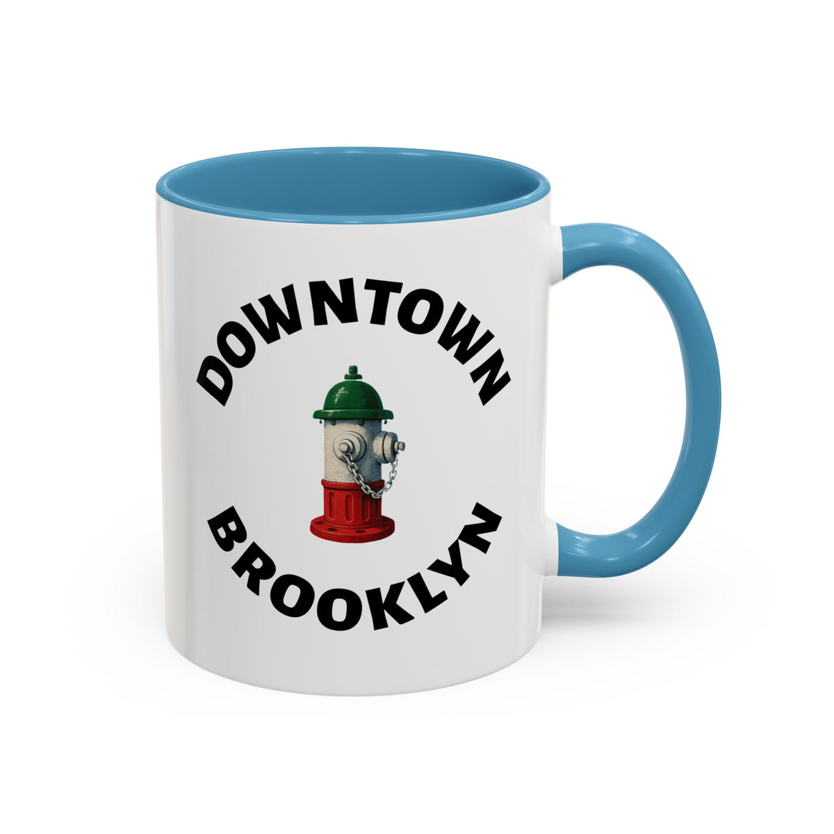 Downtown Coffee Mug with Fire Hydrant Design, Unique Gift for Italians, Fun Kitchen Decor