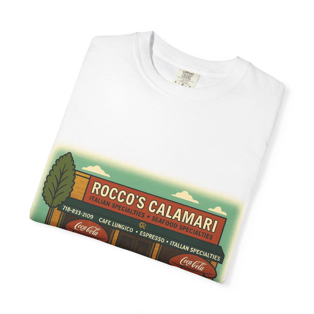 Rocco's Calamari Bay Ridge Tee | Street Style, Unisex Fashion, Comfortable Casual Wear