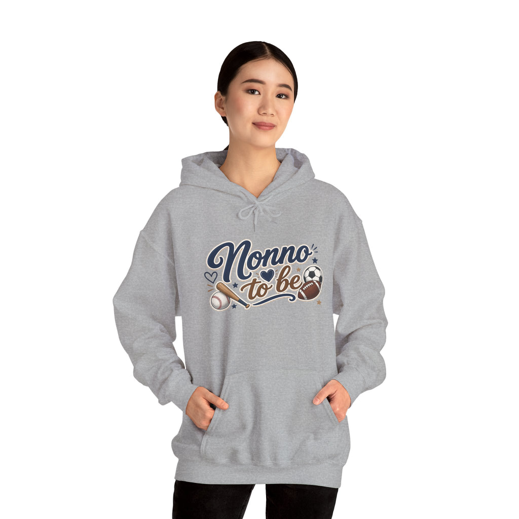 Nonno to be Hoodie — Italian Flag Script Pullover