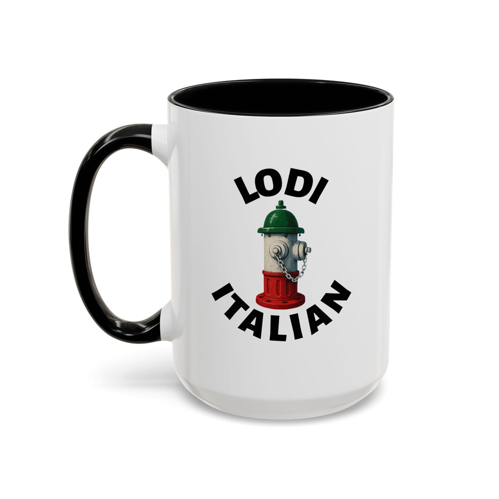Lodi Coffee Mug with Fire Hydrant Design, Unique Gift for Italians, Fun Kitchen Decor