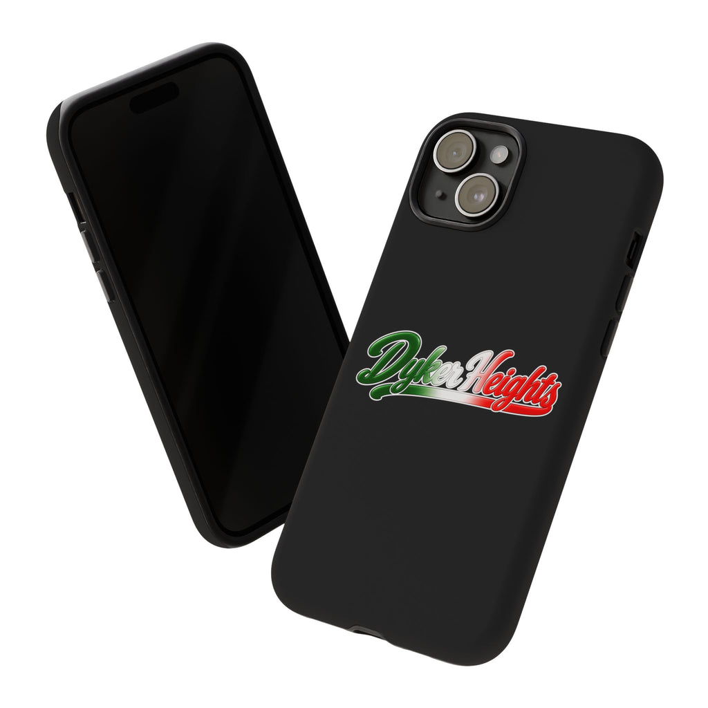 Dyker Heights Black Phone Case, Tough Cases for iPhone, Gift for Italians, Stylish Phone Cover, Unique Phone Accessory