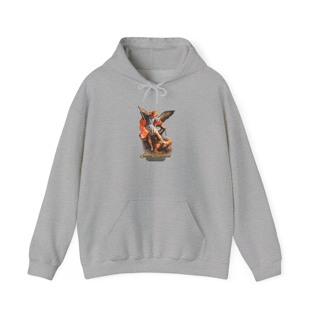 Saint Michael Hoodie — Italian Flag Script Pullover