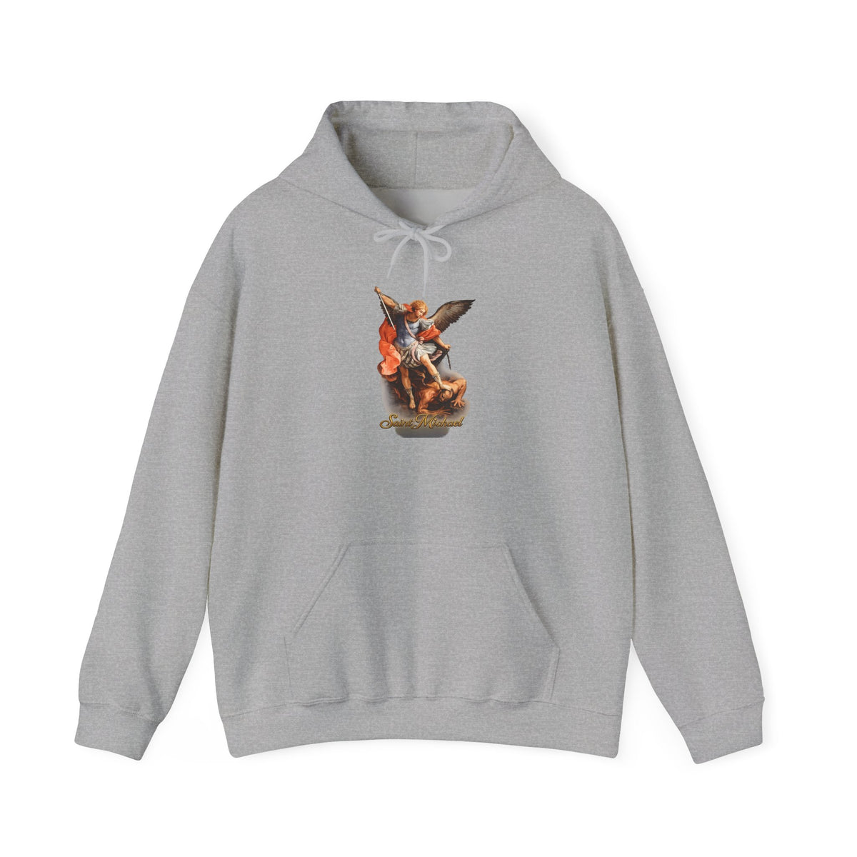 Saint Michael Hoodie — Italian Flag Script Pullover