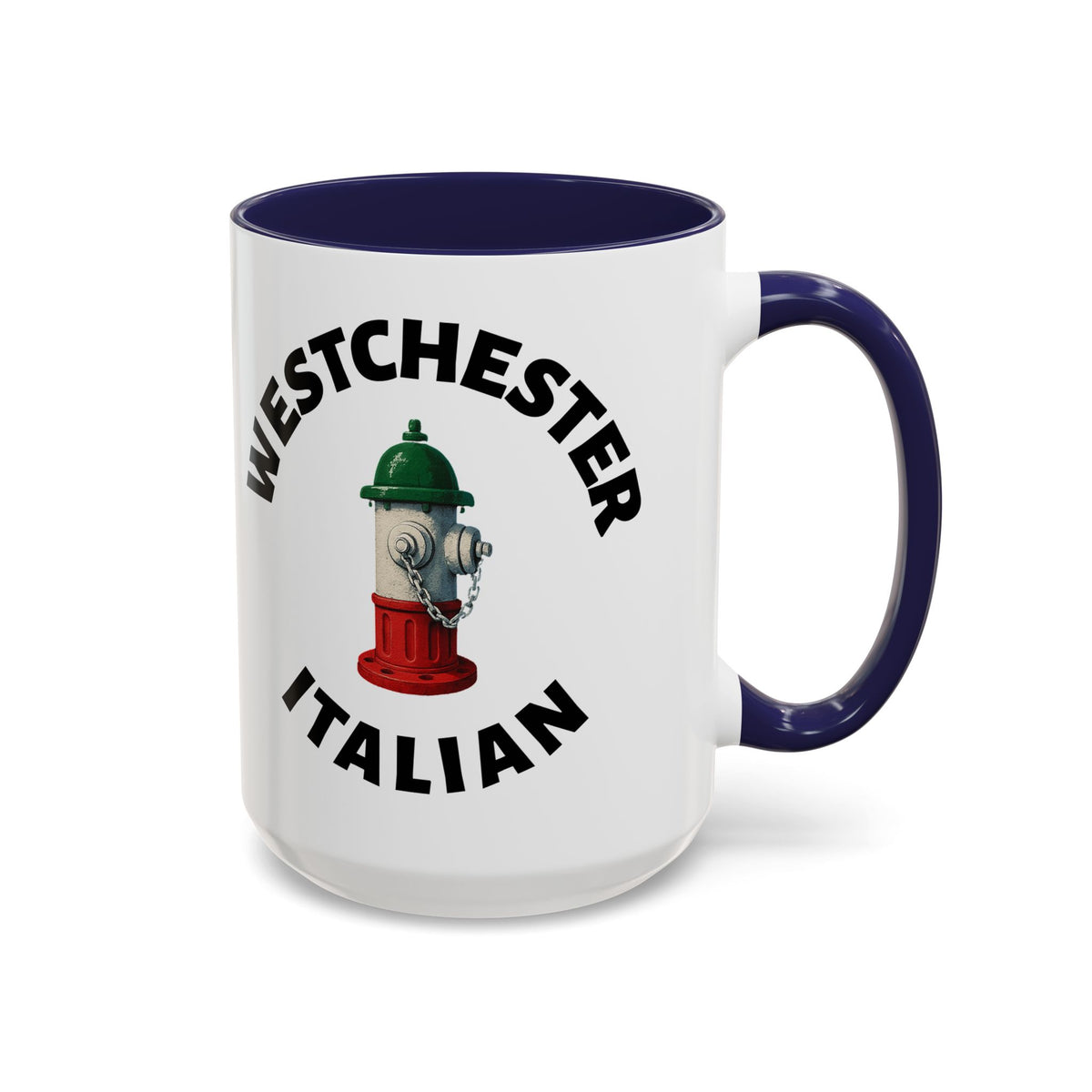 Westchester Coffee Mug with Fire Hydrant Design, Unique Gift for Italians, Fun Kitchen Decor