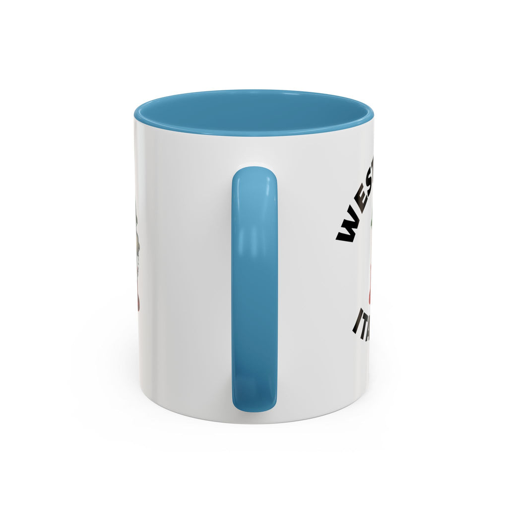 West Coast Coffee Mug with Fire Hydrant Design, Unique Gift for Italians, Fun Kitchen Decor