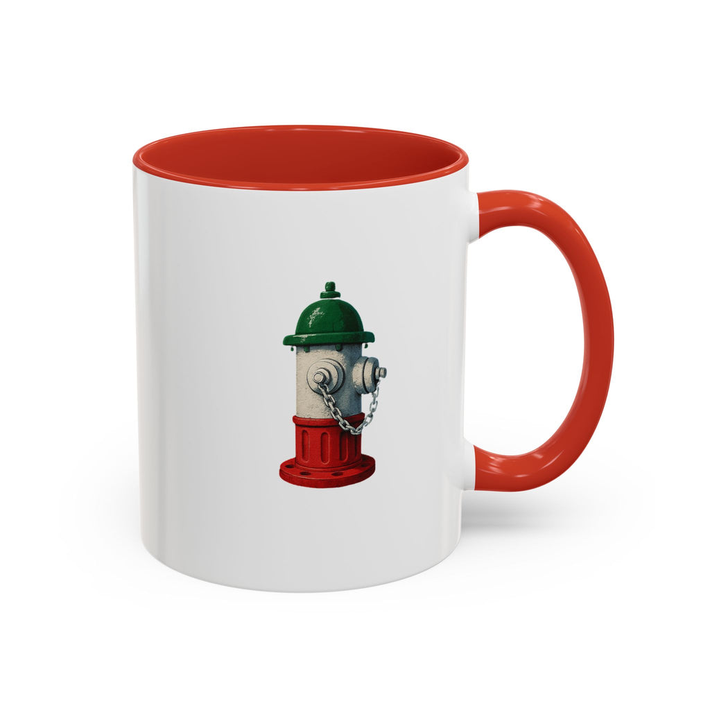 Arthur Avenue Coffee Mug with Fire Hydrant Design, Unique Gift for Italians, Fun Kitchen Decor