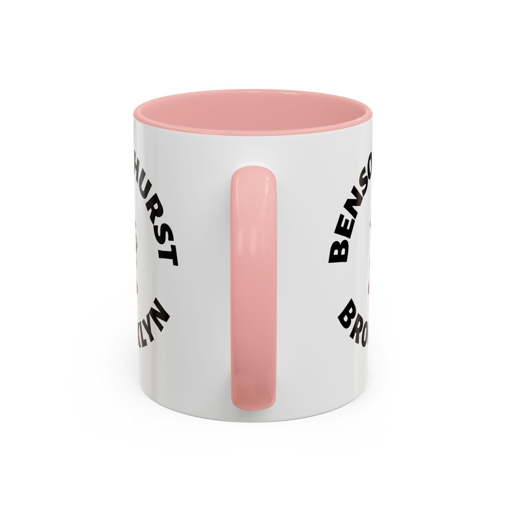 Bensonhurst Coffee Mug with Fire Hydrant Design, Unique Gift for Italians, Fun Kitchen Decor