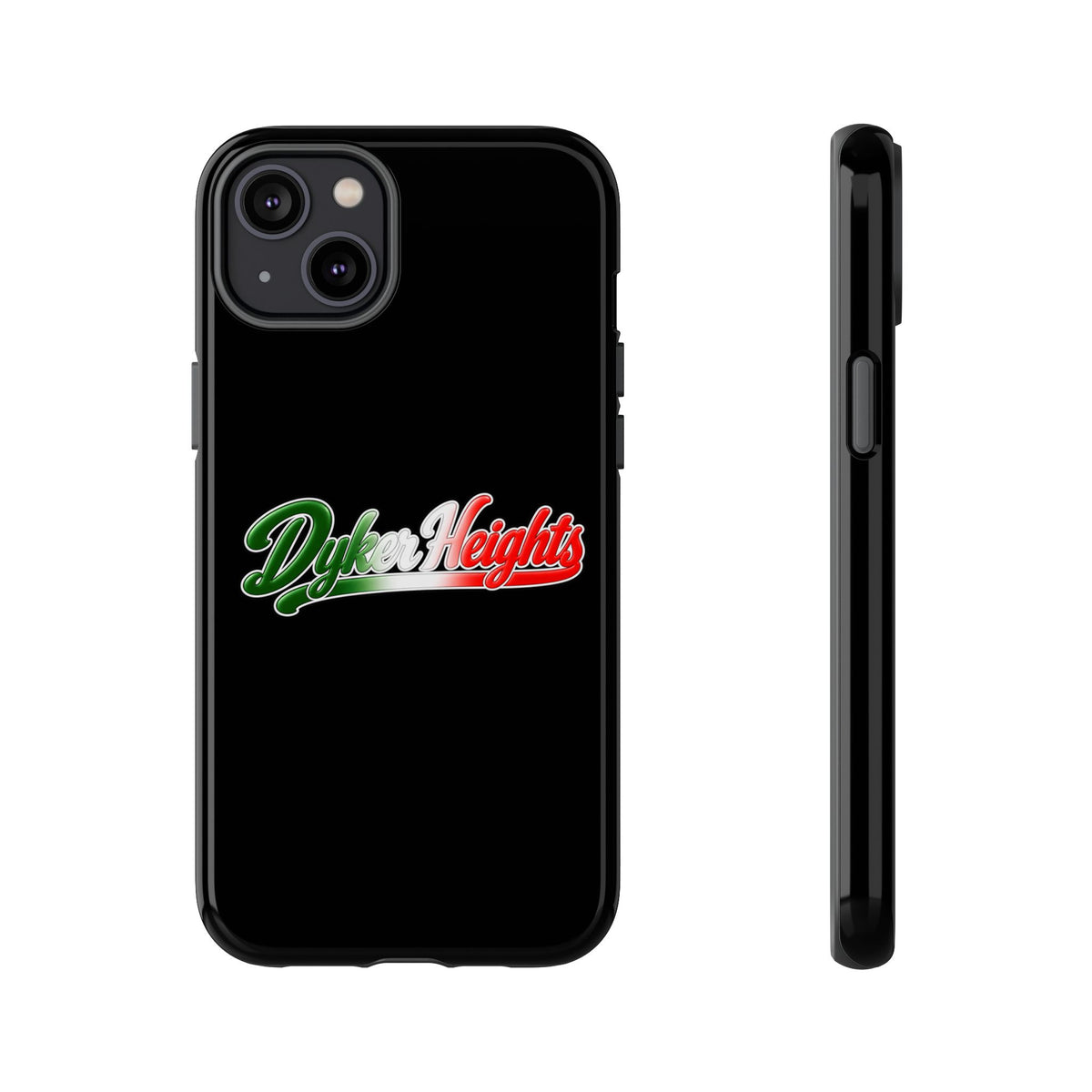Dyker Heights Black Phone Case, Tough Cases for iPhone, Gift for Italians, Stylish Phone Cover, Unique Phone Accessory